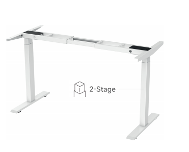 Dual-motor 2-Stage Desk Frame