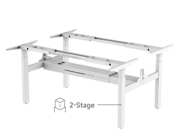 Dual Benching Desk Frame