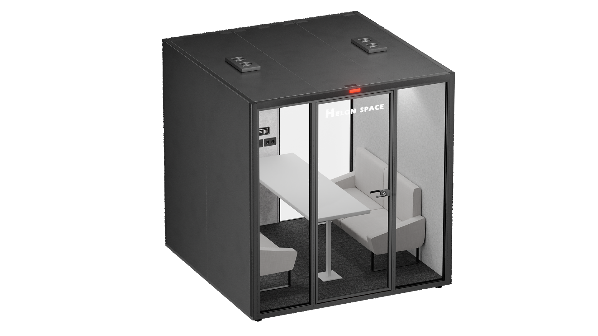 Helon Space soundproof meeting pod for 1–4 people